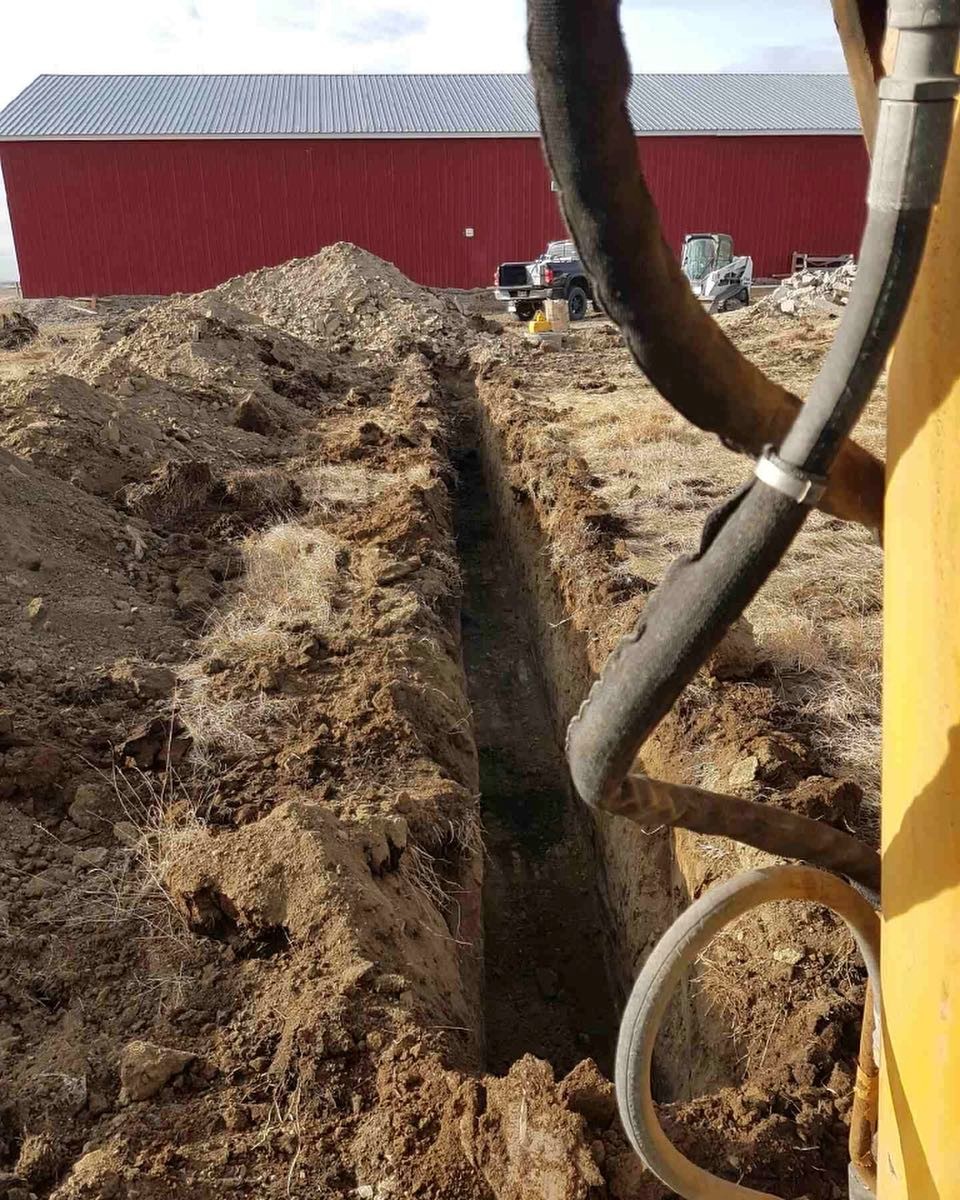 flowable fill filling trench