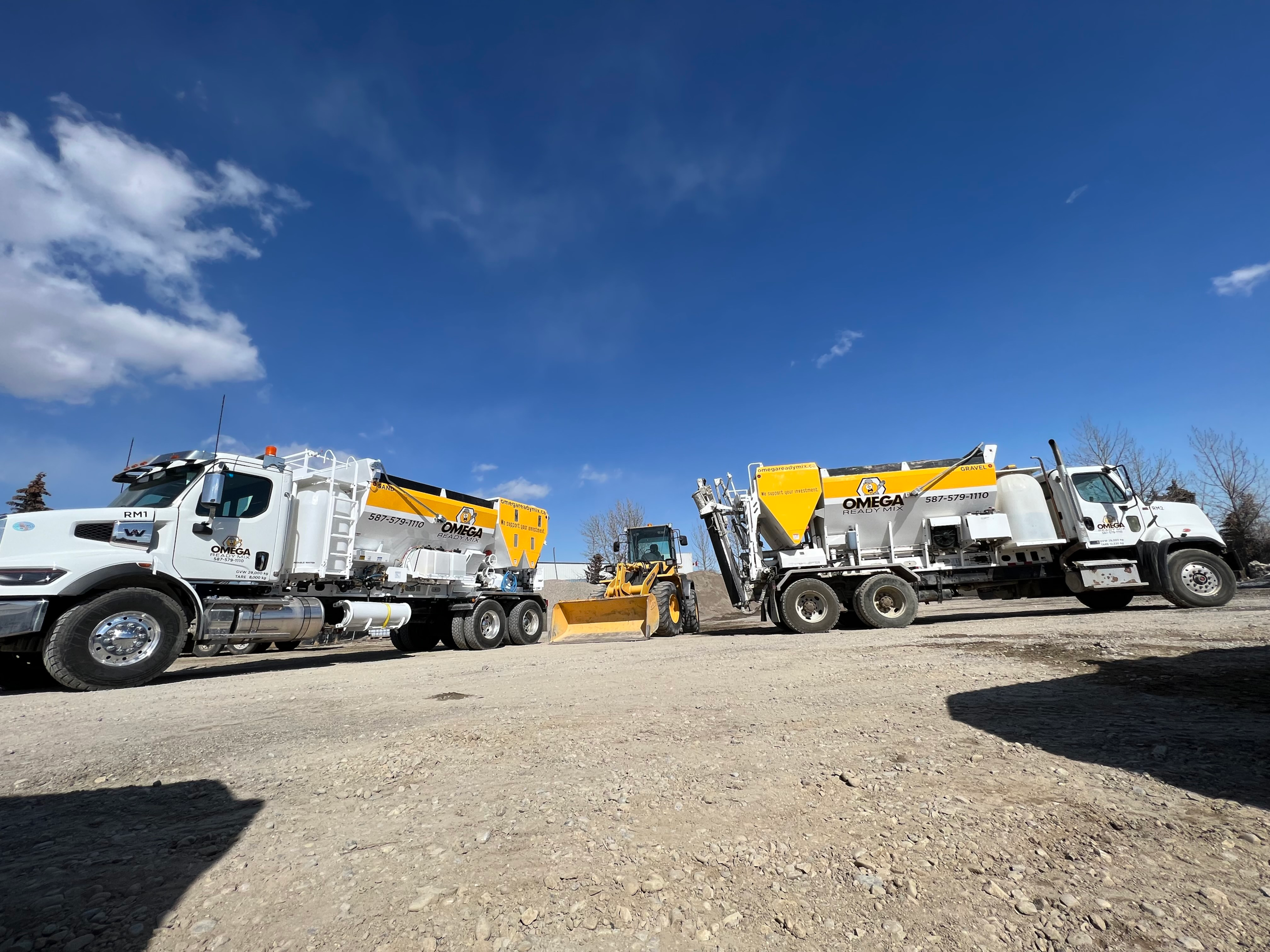 Omega Ready Mixes Volumetric Concrete Trucks Calgary