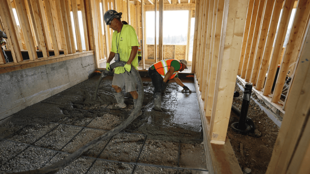 choose a concrete supplier for residential concrete slab project
