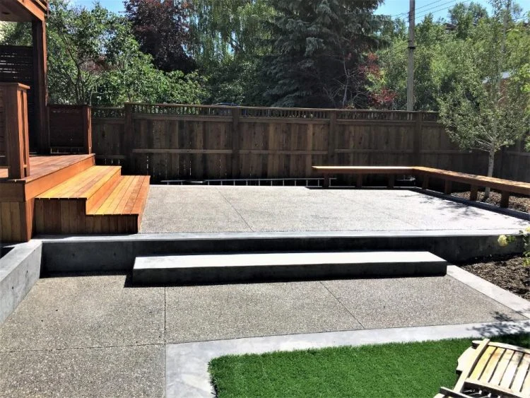 DIY concrete in Calgary backyard project with proper preparation and finishing