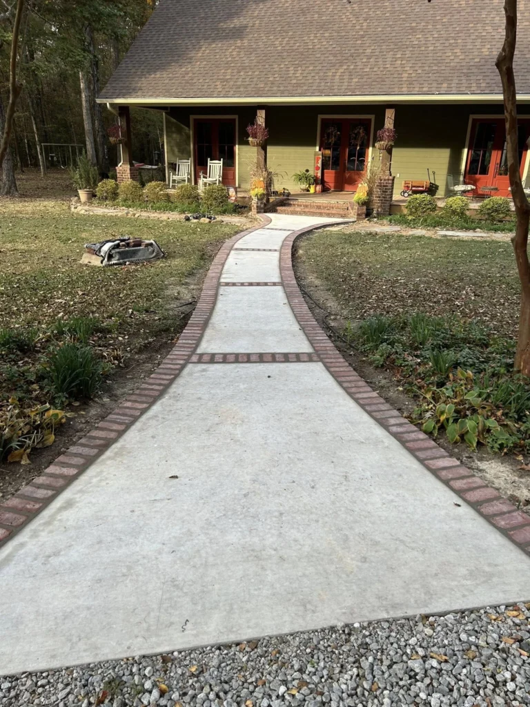 Concrete thickness for residential driveway designed for cold climate performance