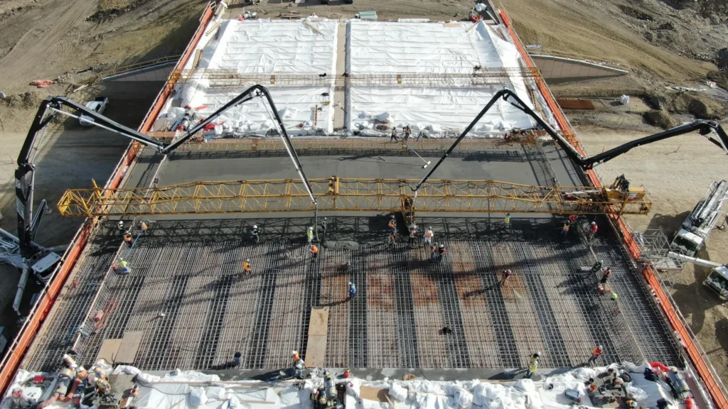When do you need a concrete pump Calgary for large and continuous concrete pours
