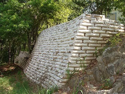 bagged concrete
