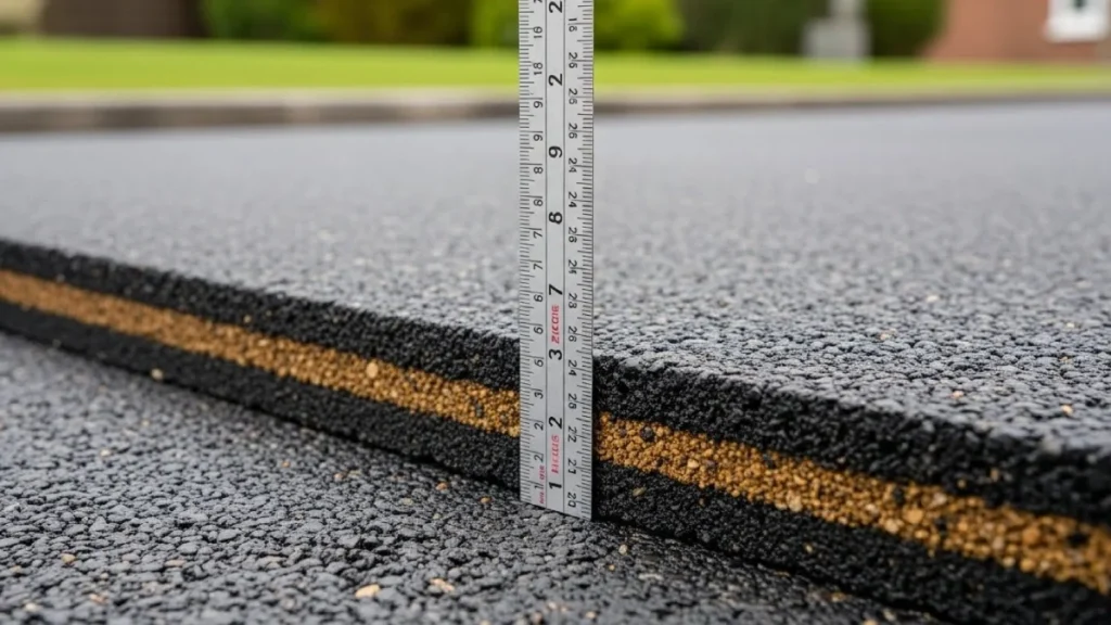driveway thickness