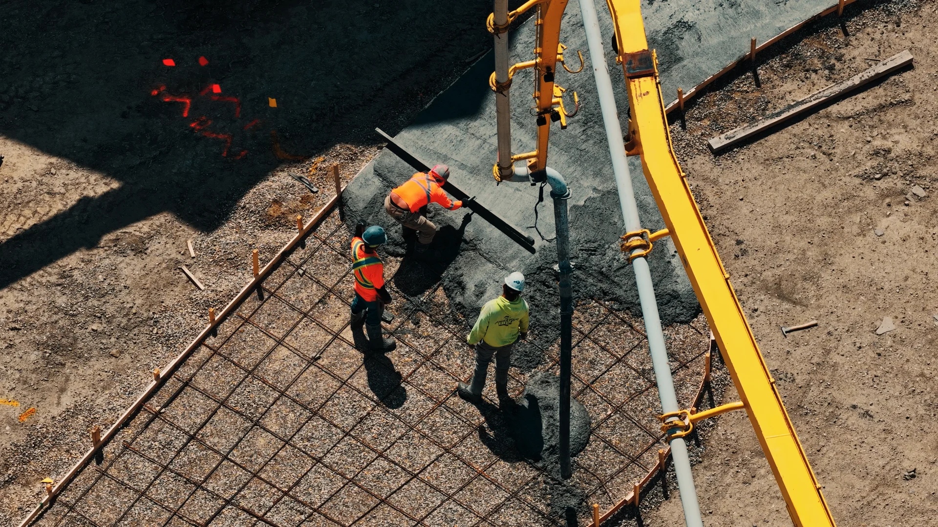 Volumetric truck on-site shotcrete mix