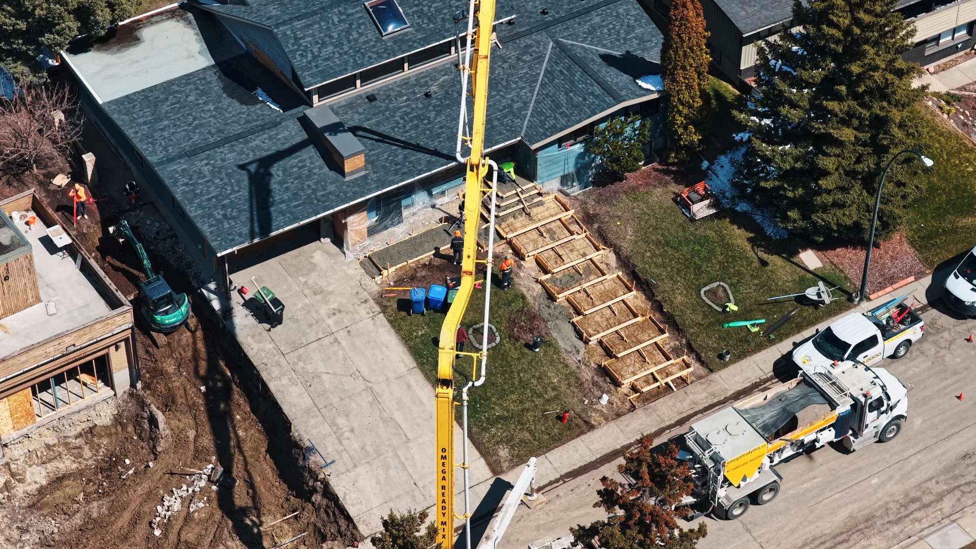 Shotcrete slope stabilization