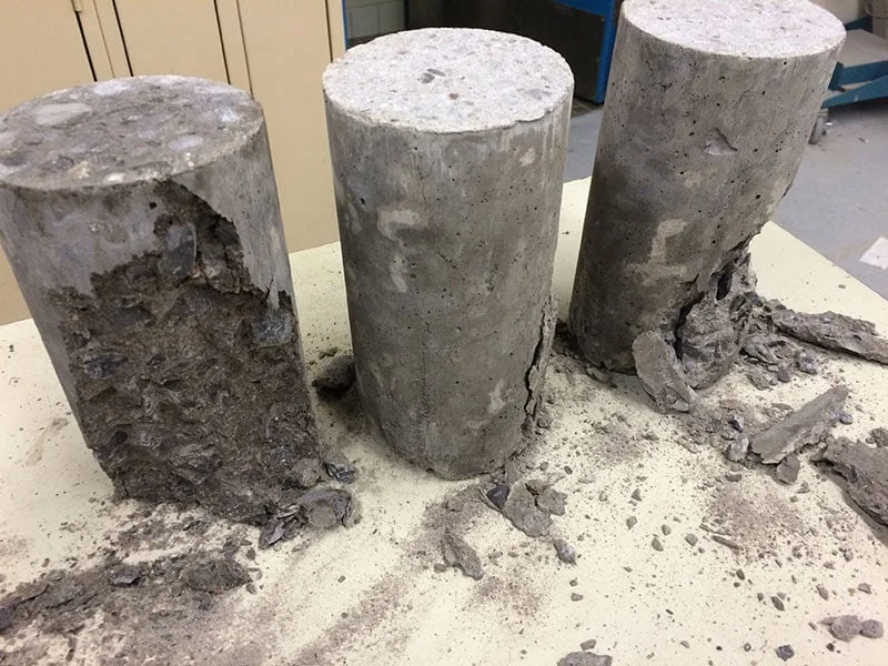 Low Concrete Cylinder Break