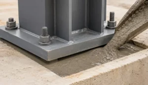 Non-Shrink Grout Under a Base Plate
