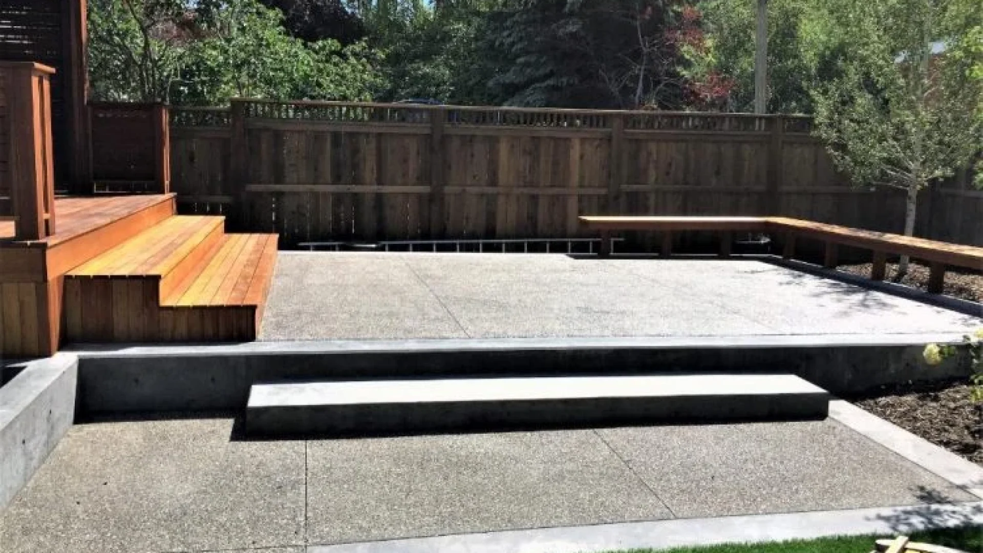 DIY concrete in Calgary backyard project with proper preparation and finishing