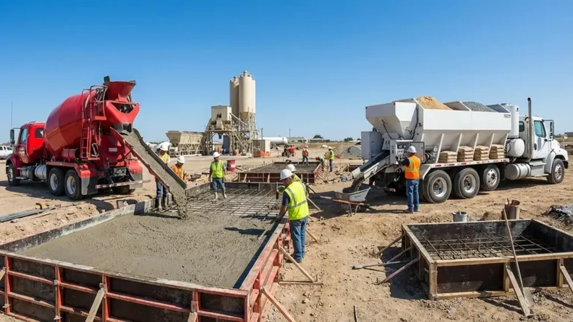 On-Site Concrete Mixing